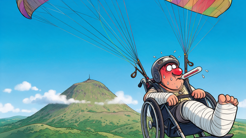 parapente contre indication medicale